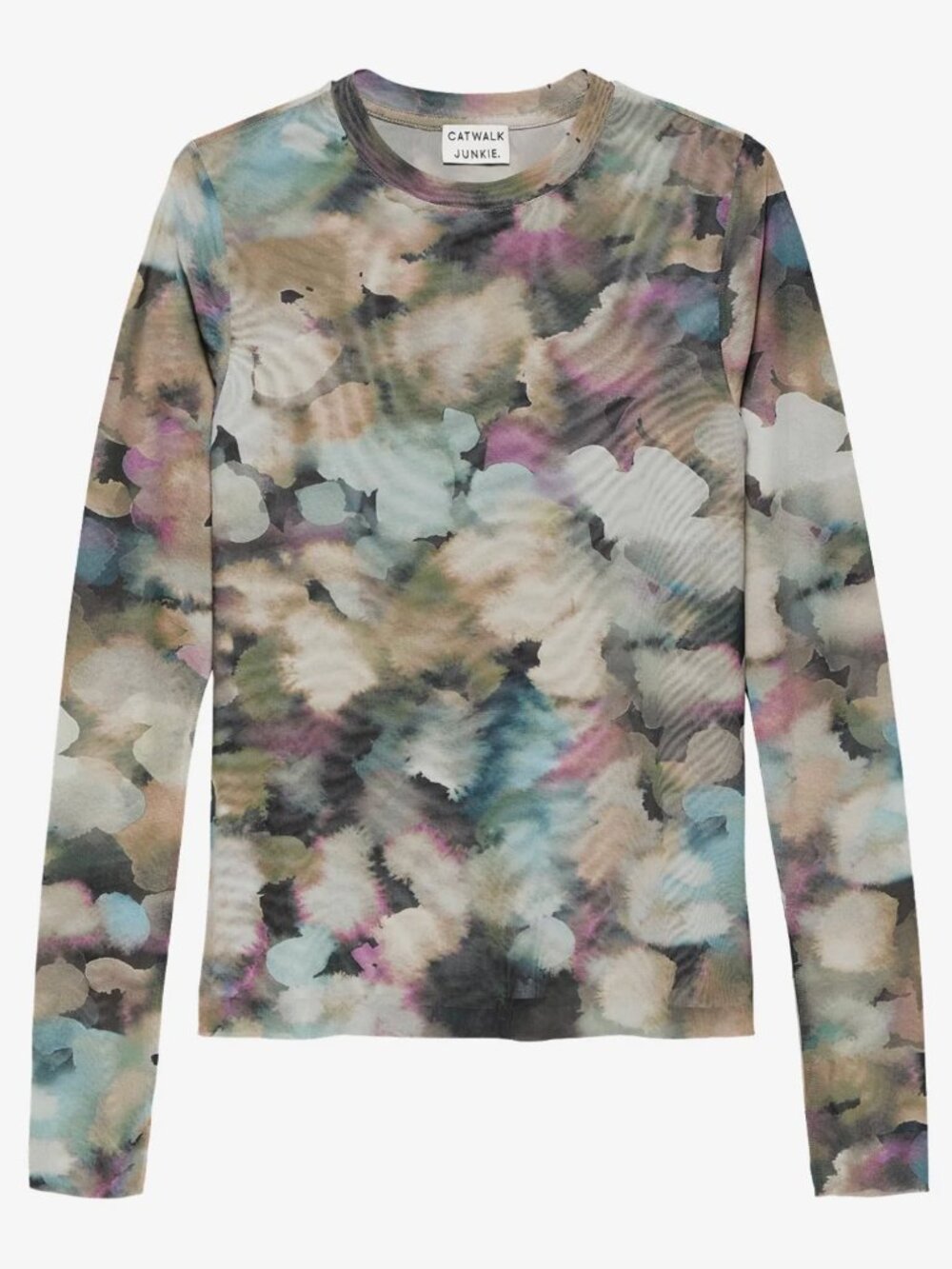 CATWALK JUNKIE MESH DOUBLE-LAYERED SHIRT IN SIZE EU 36 / US 4